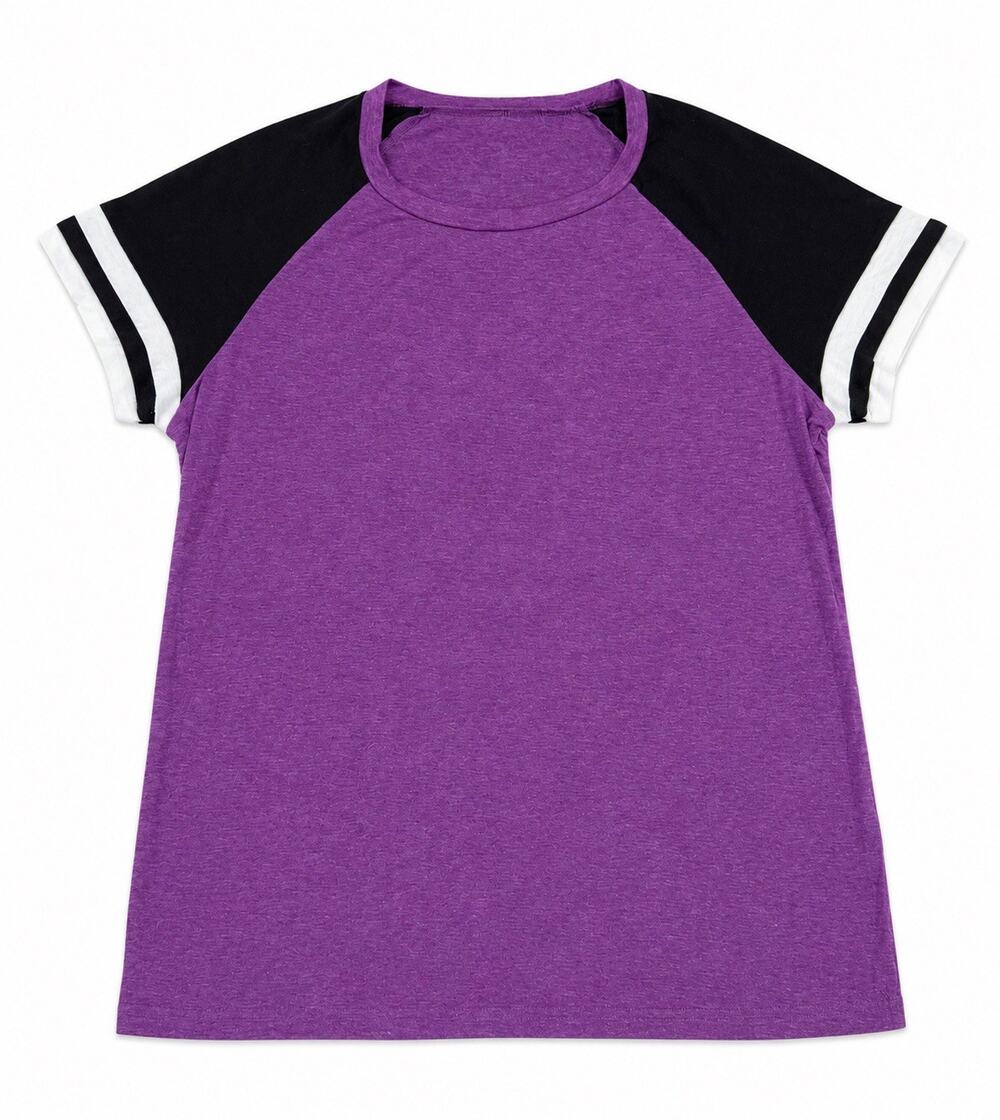Women’s XL Coral V-Neck Short Sleeve T-Shirt Casual Tee